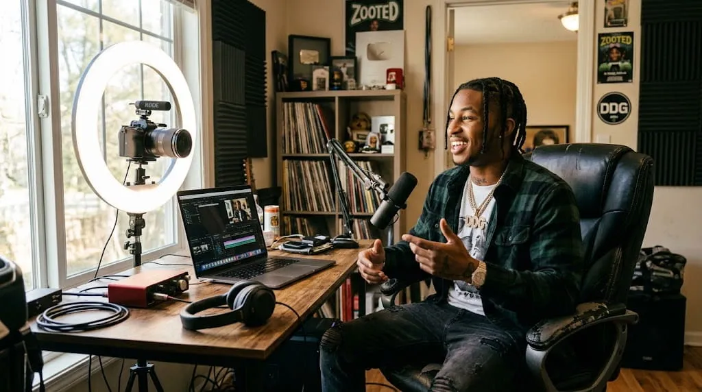 DG streaming gameplay, one of his net worth income sources