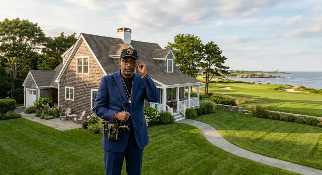 Film set scene reflecting Spike Lee's net worth from directing